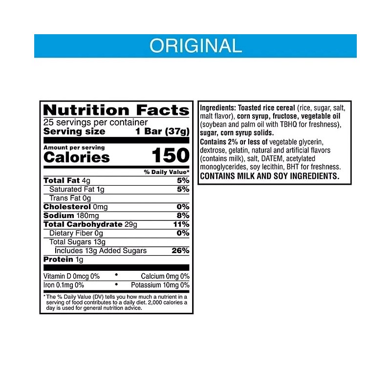 Kellogg's Rice Krispies Treats (1.3 oz., 25 ct.) Great Price