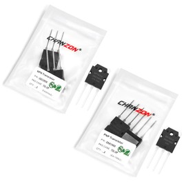 Chanzon Pack of 4 2SA1492 2SC3856 (2 pieces 2SA1492 + 2 pieces 2SC3856) TO-3P Bipolar Junction Transistor Assortment - BJT PNP + NPN New Original