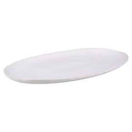 BIA Cordon Bleu Serene 16" x 9.5" Platter, Crème Oval Platte, Contains 1 Piece, Cream, 401279+3389S1SIOC