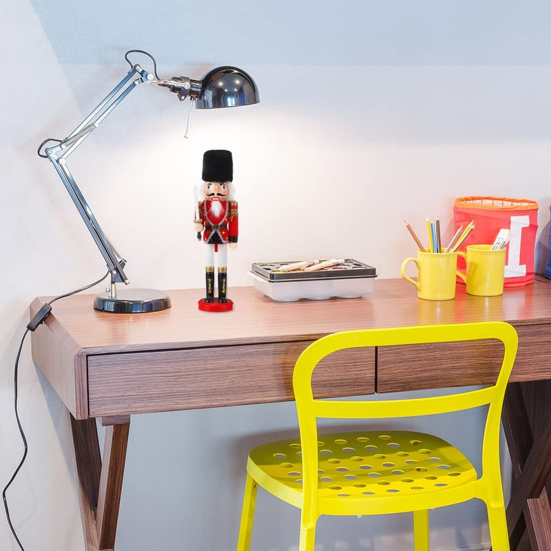 DEARMAMY Large Nutcrackers Christmas 6ft Christmas Nutcracker Figurine Decoration: Wooden