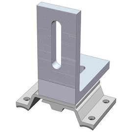 MageBracket CL with L Bracket Corrugated Metal Roof Mounting Racking Rib Bracket Clamp for Solar Panel Module Installation