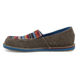 Twisted X Women's Slip-On Loafer, Moc Toe, Dust & Multi, 7 M