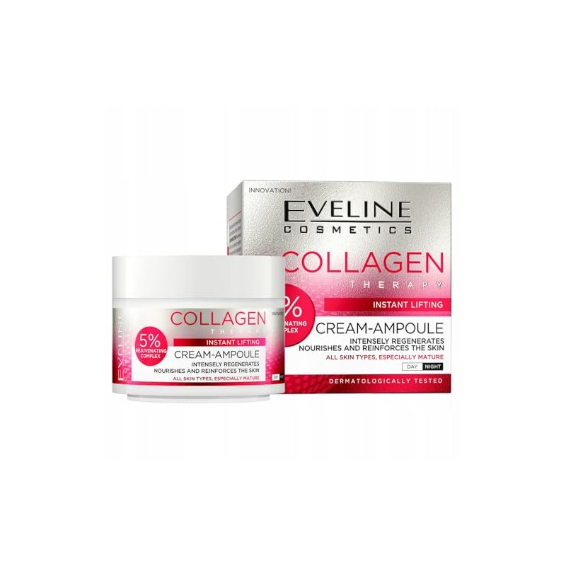Eveline Cosmetics Collagen Therapy Day / Night Cream Ampoule 50