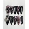 Happy Cross Handmade Nail Tips - Round (Length - Parts