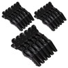 Icors Beauty Salon Hair Clip Pins Large, Black, 18 Pieces / 아이코어스 미용실 헤어집게핀 대형, 블랙, 18개