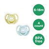 Tommee Tippee Ultra-Light Silicone Pacifier, Symmetrical One-Piece Design, BPA-Free Silicone