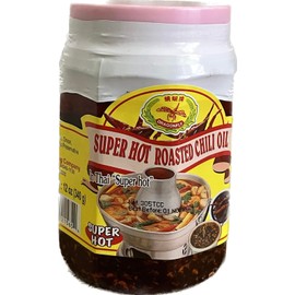 Dragonfly Super Hot Roasted Chili Oil - 340 Grams/12 Ounces