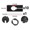 AOYEGIC Pack of 10 Size Dividers, Wardrobe Dividers, Wardrobe Shelf