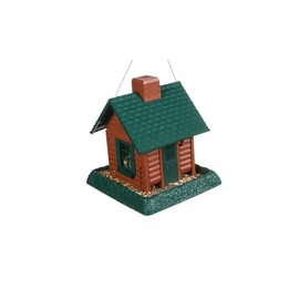 North States 9083 8 Lb Capacity Log Cabin Village Collection Bird Feeder