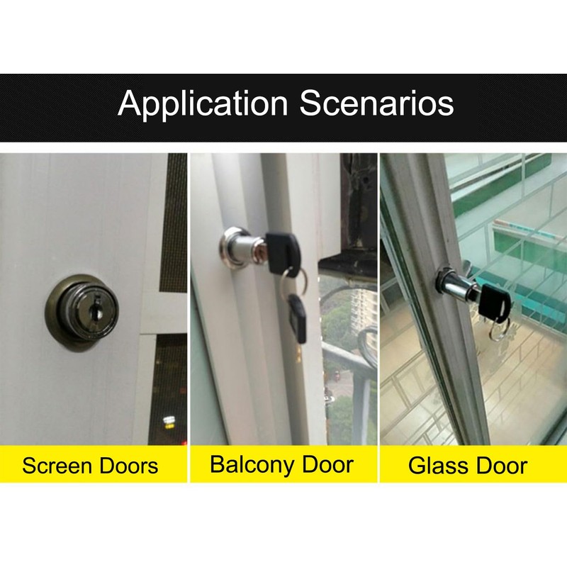 Sliding Door Lock, Cabinet Lock, Cylinder Furniture Lock, Push Lock
