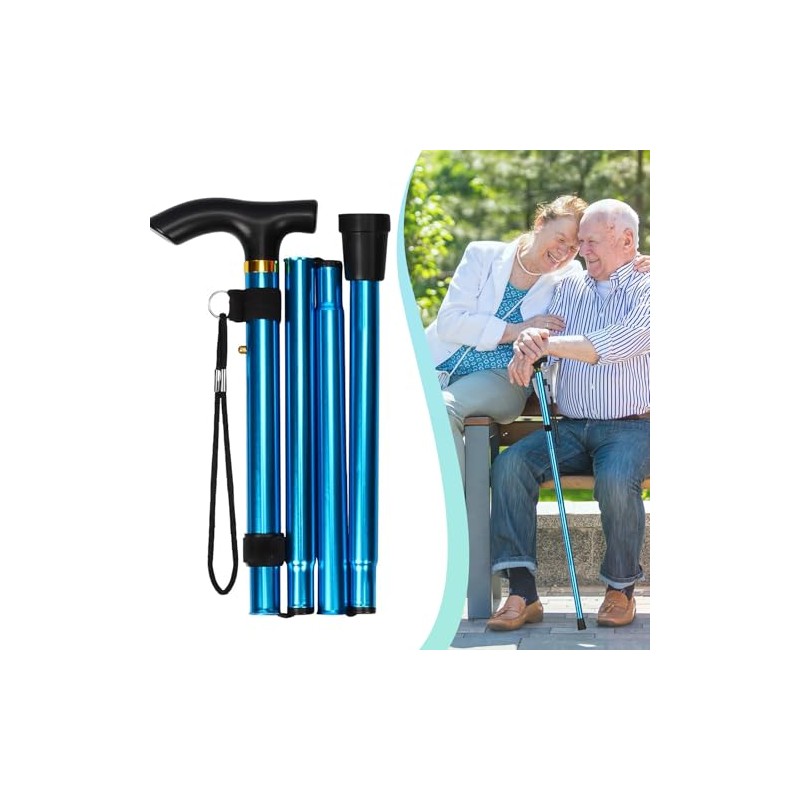 Walking Cane, Folding Cane for Man & Women, Portable Lightweight