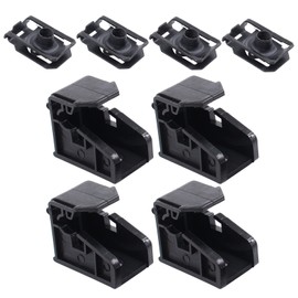 Doo Engy Headlight Holder Clip Guide Clip Holder Mounting Clip Bearing Clip Black Front Left and Right for Polo 6R from 2009