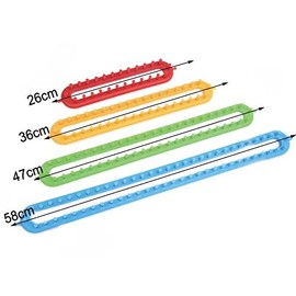 SEIWEI 1 x Loom Kit Knitting Kit Long Knitting Loom for Socks Scarf Hat 26cm Red