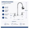 Grifo Mezclador Para Fregadero Flexiblellave De Cocina
