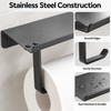 Stainless Steel Toilet Paper Holder with Phone Shelf – Wall