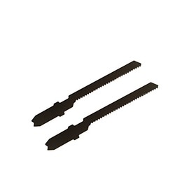 Disston E0102226 2-3/4-Inch Blu-Mol Carbon Jig Saw Blades With Universal Shank, Wood Cutting, 19 (Scroll) Teeth Per Inch, 70mm, Sold In Cards, 2 Units/Card