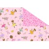 Double Faced Quilts Ballerinas Girls Children's Fun Florals with Batting