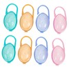 Vaguelly Pacifier Holder Case Multi Pacifier Storage Box Handle Travel-Friendly