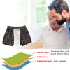 YingXue Men's Incontinence Underwear 2-Pack, Washable Leak-Proof Absorbent Boxer Briefs