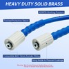 AURORA CAR Pressure Washer Hose 50 FT x 1/4"，Kink Resistant