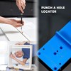 Drilling template blue hole row template pot hinge template, pot