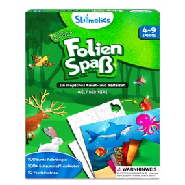 Skillmatics Art & Craft Activity - Foil Fun Animals, Dirt-Free Art for Children, Craft Kits, DIY Activity, Gifts for 4 to 9 Years