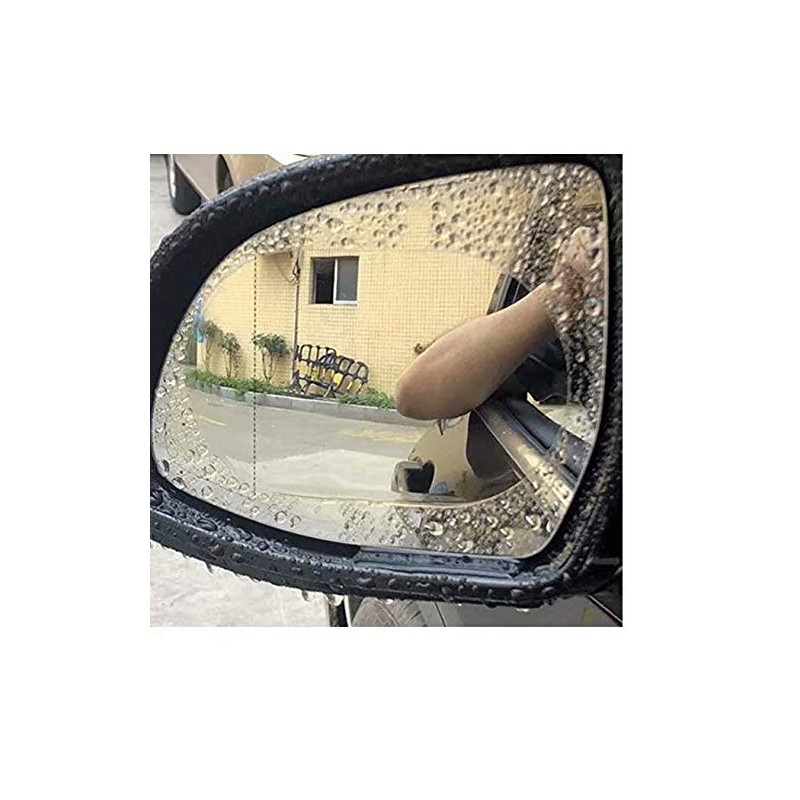 Mica Anti-empañaduras Espejos Laterales De Auto Anti-Lluvia y Neblina Oval
