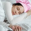 MELTU 1 Pack Hair Bonnet for Sleeping, Satin Bonnet with