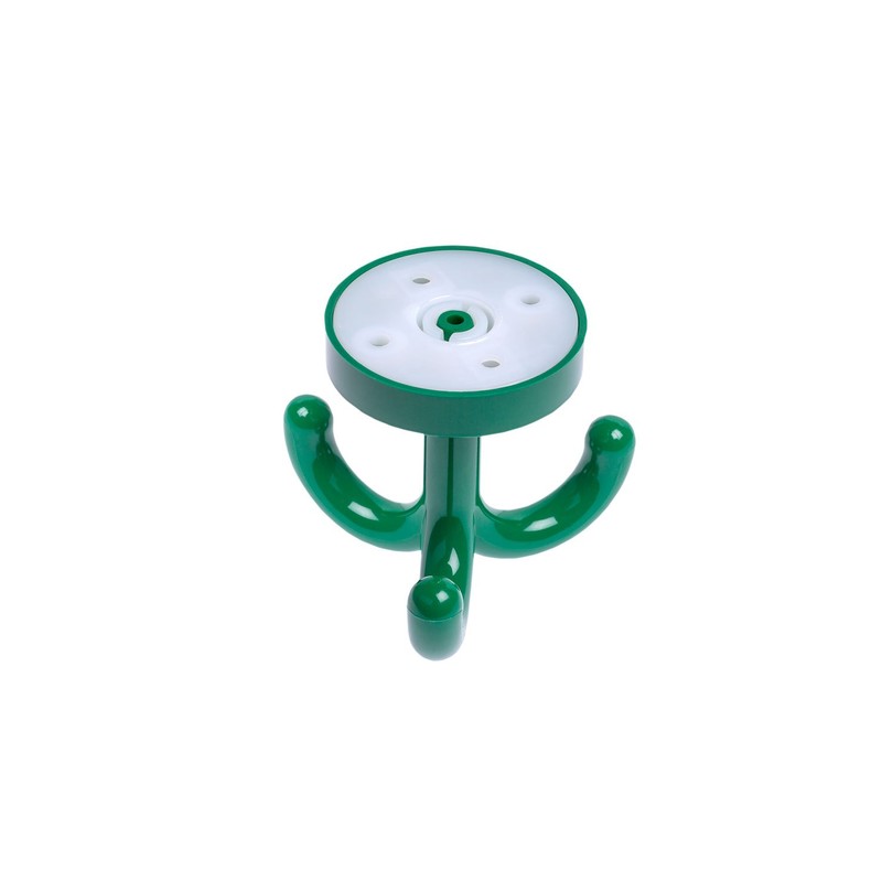 Gedotec Children's Swivel Coat Hook, Triple Hook, Rotatable, Plastic, RAL