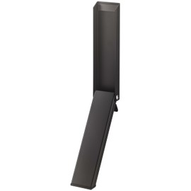 Yamazaki Industries 2487 Magnetic Folding Door Stopper, Black, Approx. W 1.8 x D 3.7 x H 11.0 inches (4.5 x 9.5 x 28 cm), Smart, For Entryways, Easy Installation