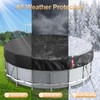 LXKCKJ 12 Ft Round Pool Cover, Solar Covers for Above