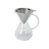 Pyrex CP-8536 Coffee Server 800ml with Stainless Filter, Clear