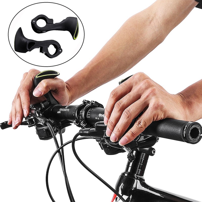 1 Pair Handlebar End Grips Bicycle Handlebar End Grips, Ergonomic