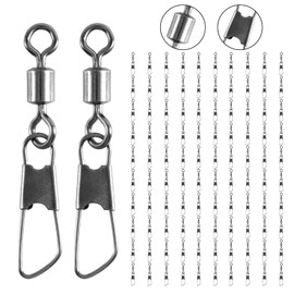 Goture Fishing swivels, carabiner swivel fishing, swivel fishing set, snaps fishing, stainless steel, no line tangle, quick entry into the water, sizes #1 to #14, size 1/0 to 4/0.50/100 pieces per