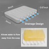 Self Draining Soap Holder, Vonpri Soap Dish Storage Bar Container