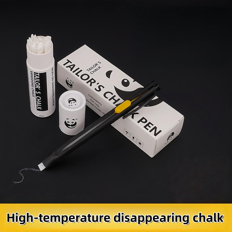 2pcs Heat Erasable Fabric Markers for Sewing with 20 Replacement