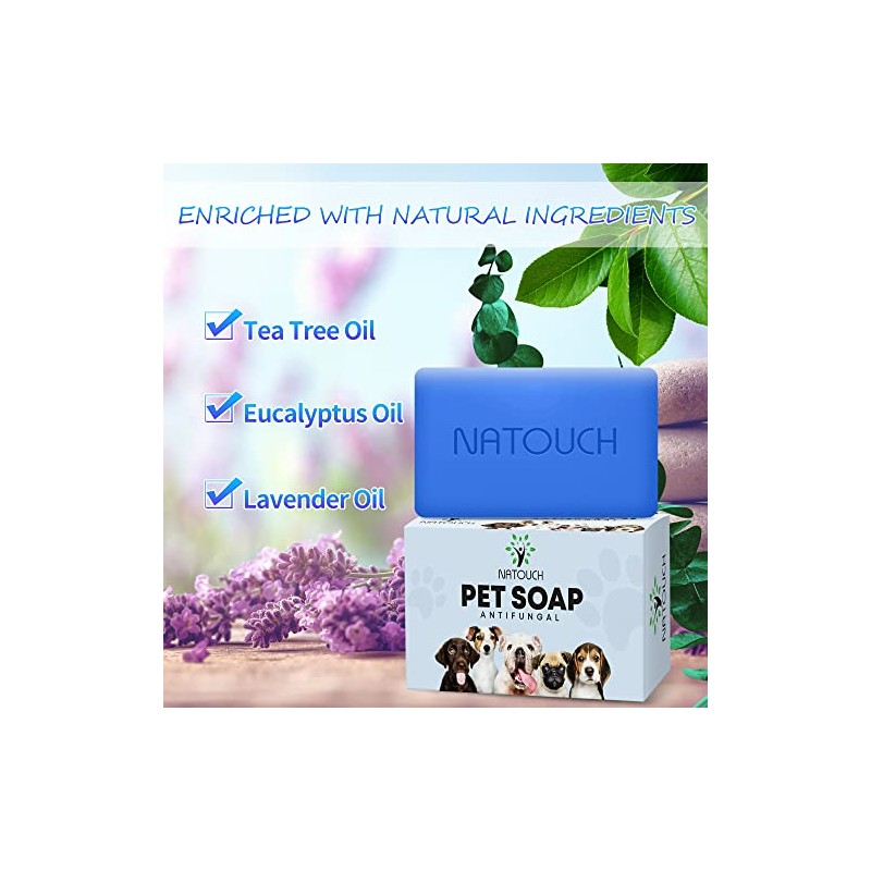 Jabn antimictico para Perros, champ para Perros contra alergias y