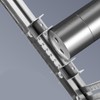 Cabinet Hardware Jig Template Stainless Steel Closet Hanging Rod Locator