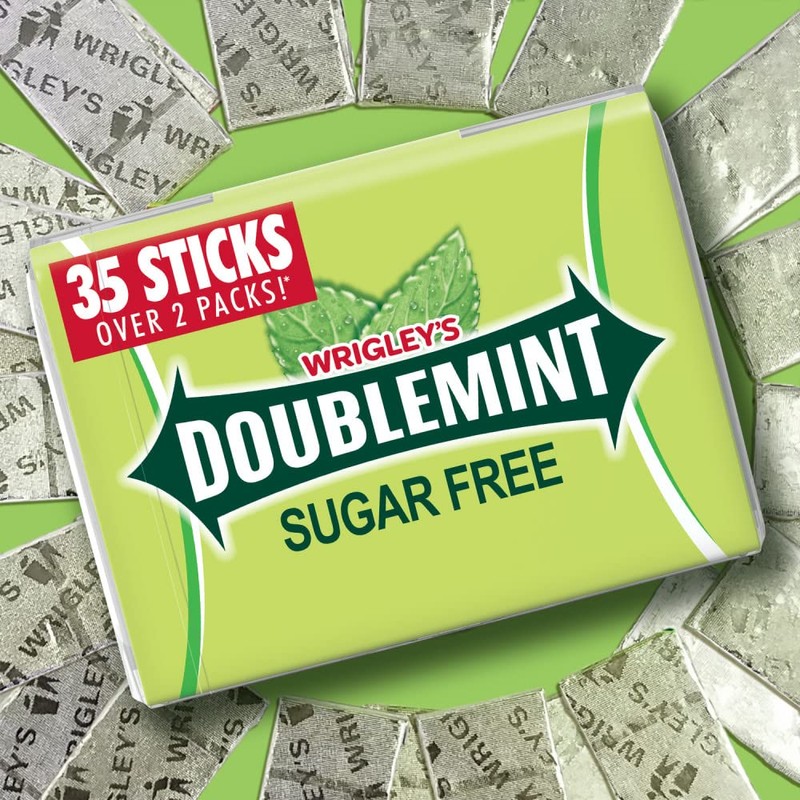 DOUBLEMINT Gum 35 stick SugarFree MegaPack 4.7 oz. (Pack of