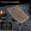 MOON LENCE Portable Camping Chair Plus, Upgraded Comfort & Size,