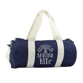 Hippowarehouse Grandma's Sewing Kit Gymwear Gym Duffle Cylinder Uniform Kit Bag 50 x 25 x 25cm 20 litres