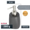 KADAX Soap Dispenser with Pump, Ceramic Matte Lotion Dispenser for