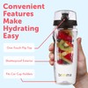 Brimma Fruit Infuser Water Bottle - 32 oz Large, Leakproof