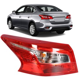 labwork Driver Side Tail Light Replacement for 2016 2017 2018 Nissan Sentra Rear Tail Light Brake Lamp Assembly NI2804108 265553YU0A LH Left Side