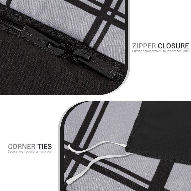 Pamposh Double Duvet Set - Premium Brushed Microfiber Double Duvet