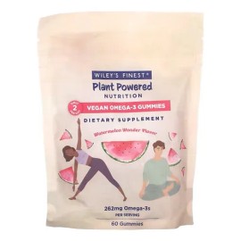 Wiley's Finest Omega-3 Gummies Maravilla De Sandía60ct Sabor Maravilla De Sandía