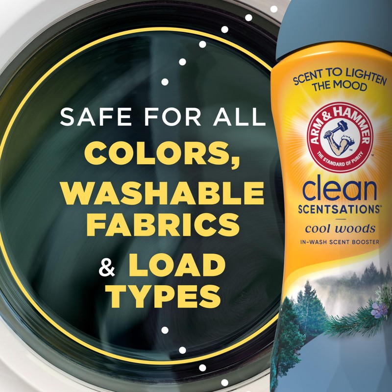 ARM & HAMMER Clean Scentsations In-Wash Scent Booster, Cool Woods