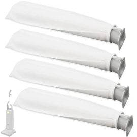 Terixe 4-Pack MicroFilter fit for SEBO Auto-X S | Replacement Vacuum Filters for Windsor Sensor S12/S15/XP/SR & Essential G1 G2 Upright Vacuums |Replacement for Part#5301 5036ER Micro Hygiene Filter