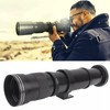 420-1600mm Aperture F/8-16 MF HD Manual Telephoto Zoom Lens for