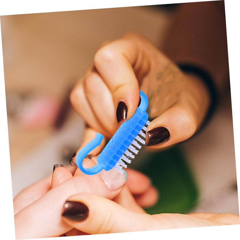 IWOWHERO 10pcs Nail Cleaning Brushes Nail Scrub Brush Hands and